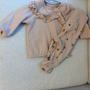 H&M Baby Girl Outfit light pink